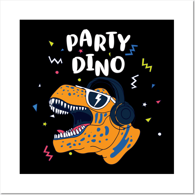 Dino Party Wall Art by BullBee